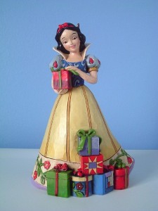 Vintage Snow White Christmas Ornament