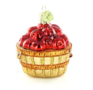 Thanksgiving old fashioned apple ornament