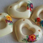Vintage Heart Charms