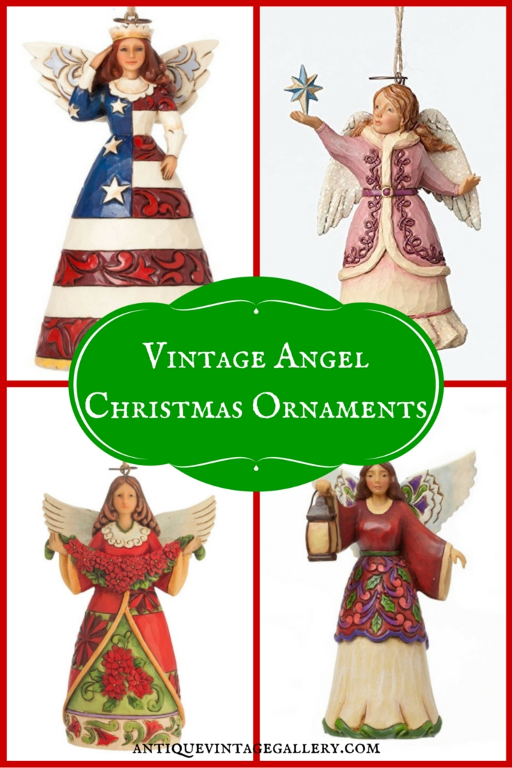 Vintage Angel Christmas Ornaments