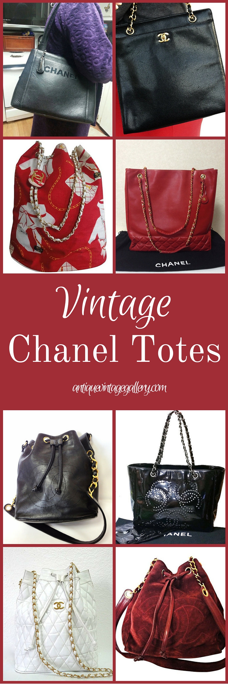 Vintage Chanel Tote Bags