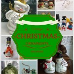 Vintage Christmas Ornaments Snowmen