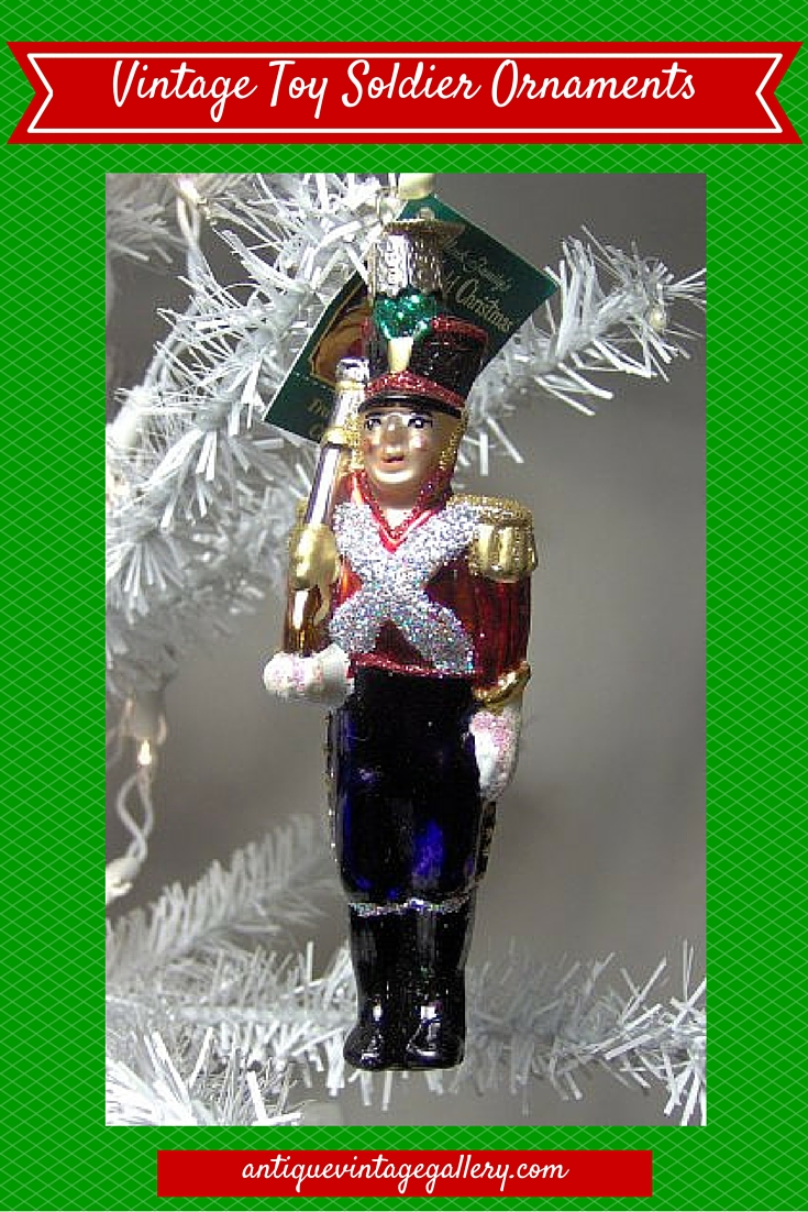 Vintage Toy Soldier Ornaments