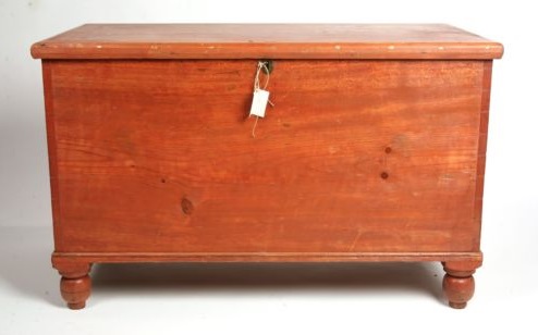 Early American Six Board Chest