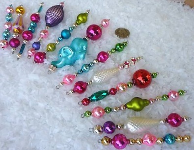 Vintage Christmas Icicle Ornaments